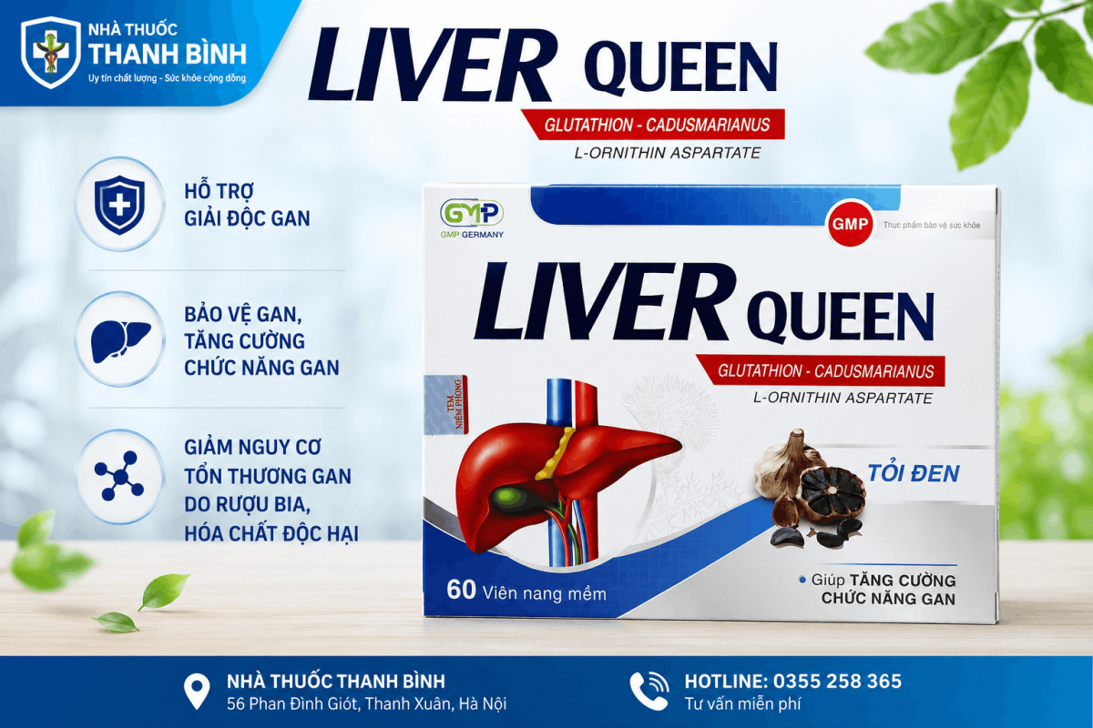 Liver Queen giúp hỗ trợ tăng cường chức năng gan