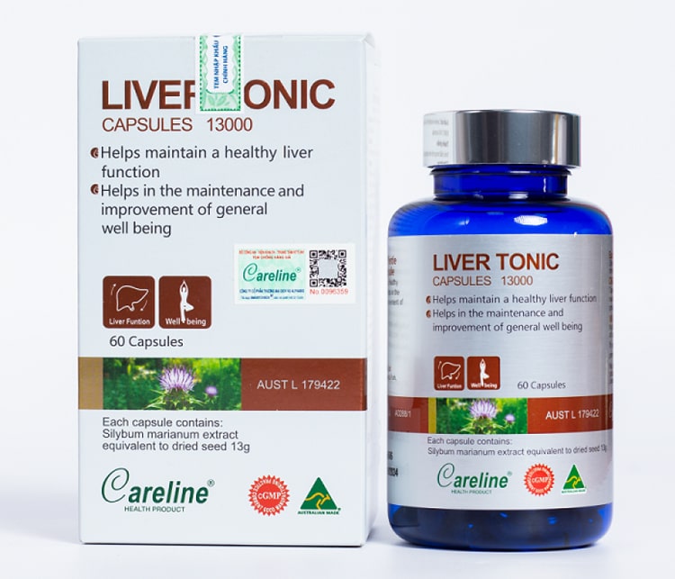 Viên uống bổ gan Liver Tonic Capsule 1300 hộp 60 viên