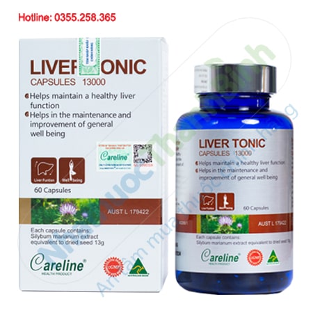 Liver Tonic Capsule 60 viên bổ gan tăng cường chức năng gan