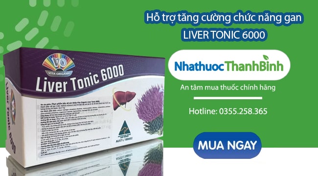 Mua Vita Organic Liver Tonic 6000 chính hãng giá tốt tại Nhà thuốc Thanh Bình