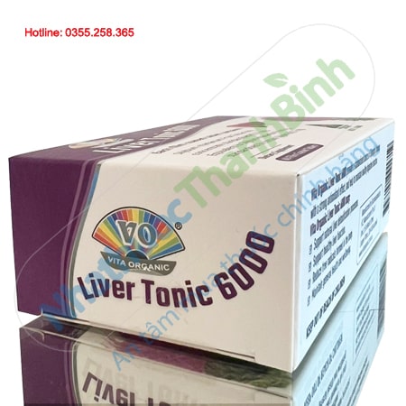 Vita Organic Liver Tonic 6000 hỗ trợ thải độc bảo vệ gan