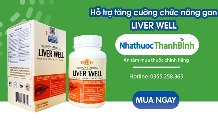 Mua viên uống Sunrise Liver Well chính hãng tại Nhà thuốc Thanh Bình