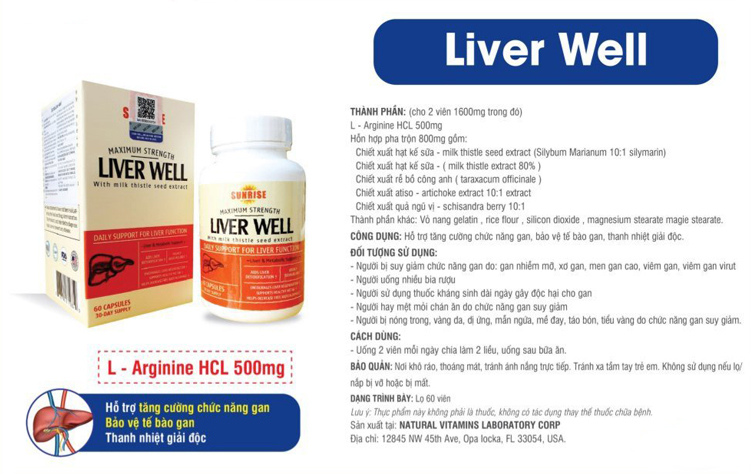 Sản phẩm giúp hỗ trợ thanh nhiệt thải độc bảo vệ tế bào gan hiệu quả