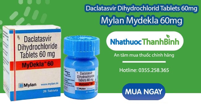 Nhà thuốc Thanh Bình bán thuốc Mylan Mydekla 60mg chính hãng với giá tốt nhất