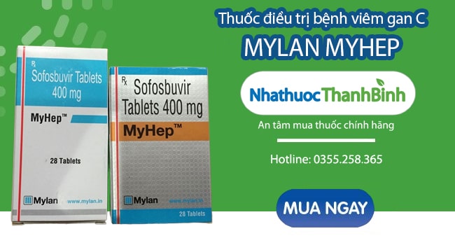 Nhà thuốc Thanh Bình bán thuốc Mylan Myhep chính hãng với giá tốt nhất