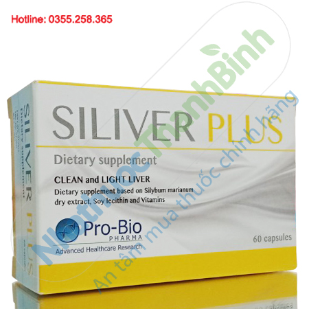 Siliver Plus - Giải độc, hạ men gan, tăng cường chức năng gan