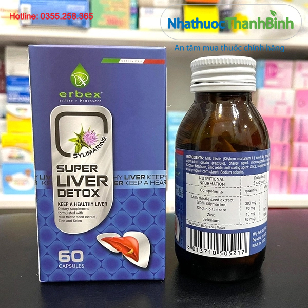 Super Liver Detox hỗ trợ tăng cường chức năng gan
