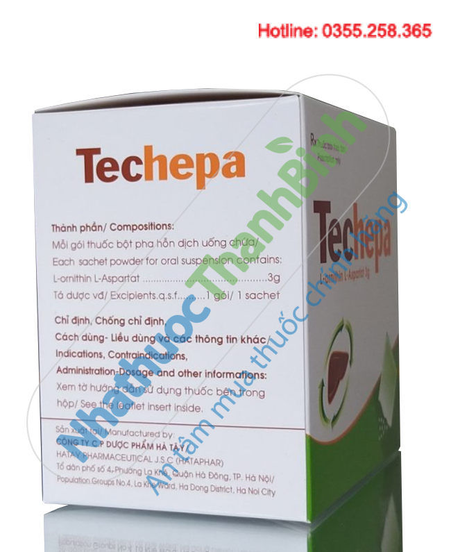 Thuốc Techepa được bán chính hãng tại Nhà thuốc Thanh Bình