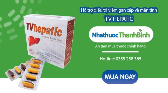 Mua thuốc TV Hepatic chính hãng tại Nhà thuốc Thanh Bình