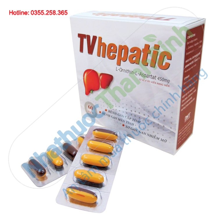 Thuốc TV Hepatic điều trị viêm gan cấp và mãn tính hiệu quả