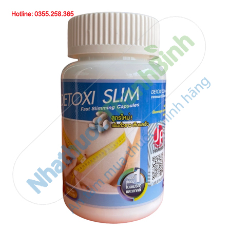 Viên uống giảm cân Detoxi Slim Thái Lan chính hãng
