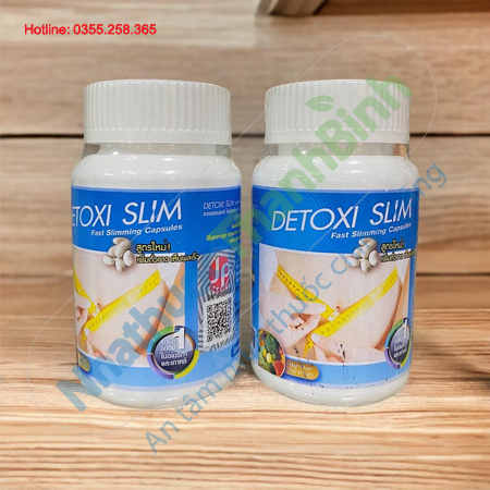 Viên uống giảm cân Detoxi Slim Thái Lan chính hãng