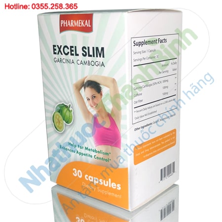 Excel Slim giảm cân giữ gìn vóc dáng thon gọn