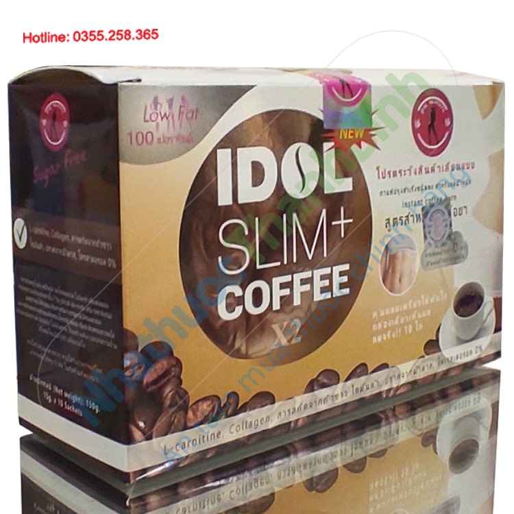 Cà phê giảm cân Idol Slim Coffee X2 gấp đôi hiệu quả giảm cân
