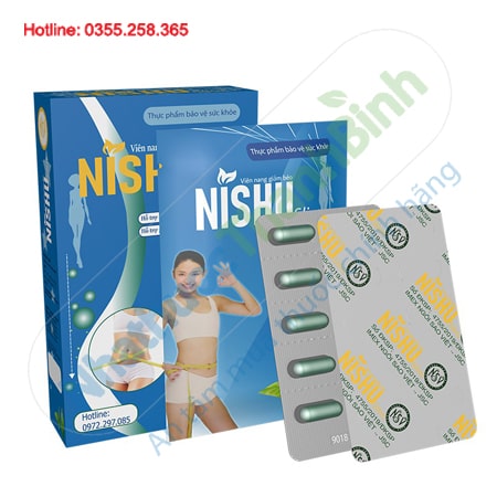 Viên giảm cân Nishu Slim dành cho người cơ địa khó giảm