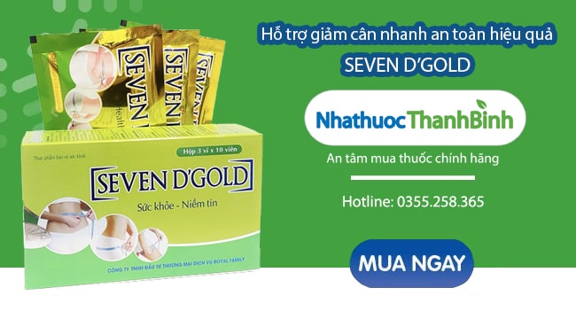 Mua giảm cân Seven D'Gold chính hãng tại Nhà thuốc Thanh Bình