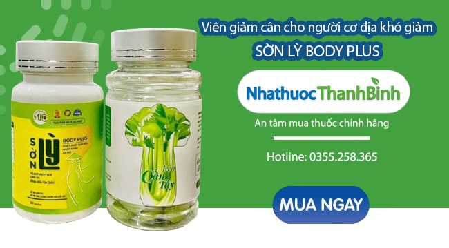 Mua viên giảm cân Sờn Lỳ Body Plus chính hãng tại Nhà thuốc Thanh Bình