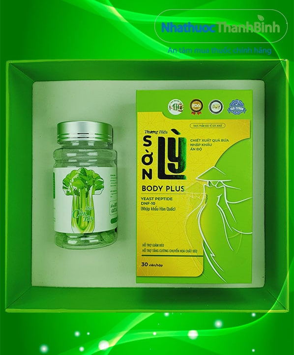 Sản phẩm được tặng kèm thêm chiết xuất cần tây giúp tăng hiệu quả giảm cân