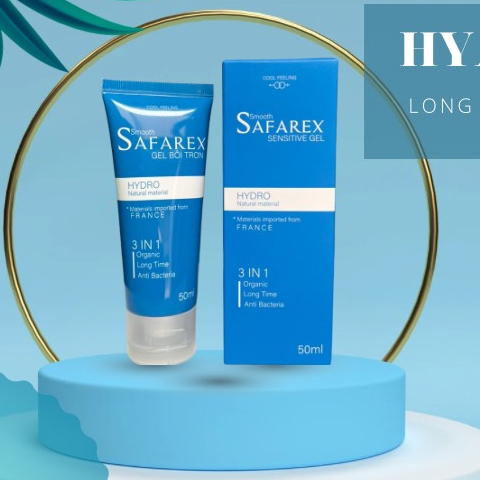 Gel Bôi Trơn Safarex 3 in 1 tăng độ trơn, kéo dài thời gian quan hệ