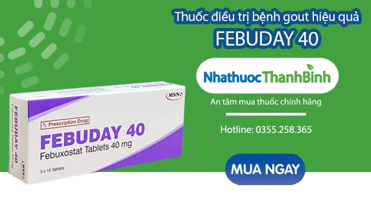 Mua Thuốc Febuday 40 chính hãng tại Nhà thuốc Thanh Bình