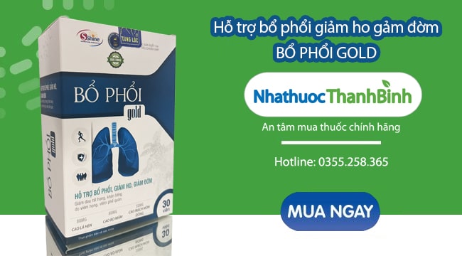 Mua Bổ Phổi Gold chính hãng tại Nhà thuốc Thanh Bình