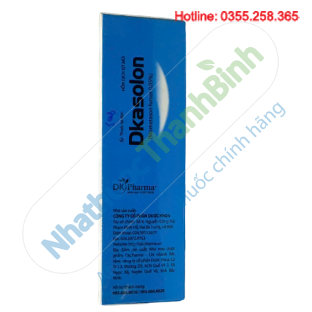 Thuốc xịt mũi Dkasolon (lọ 140 liều xịt) điều trị viêm mũi dị ứng viêm xoang cấp