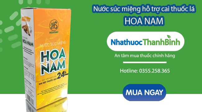 Mua Nước Súc Miệng Hoa Nam chính hãng tại Nhà thuốc Thanh Bình