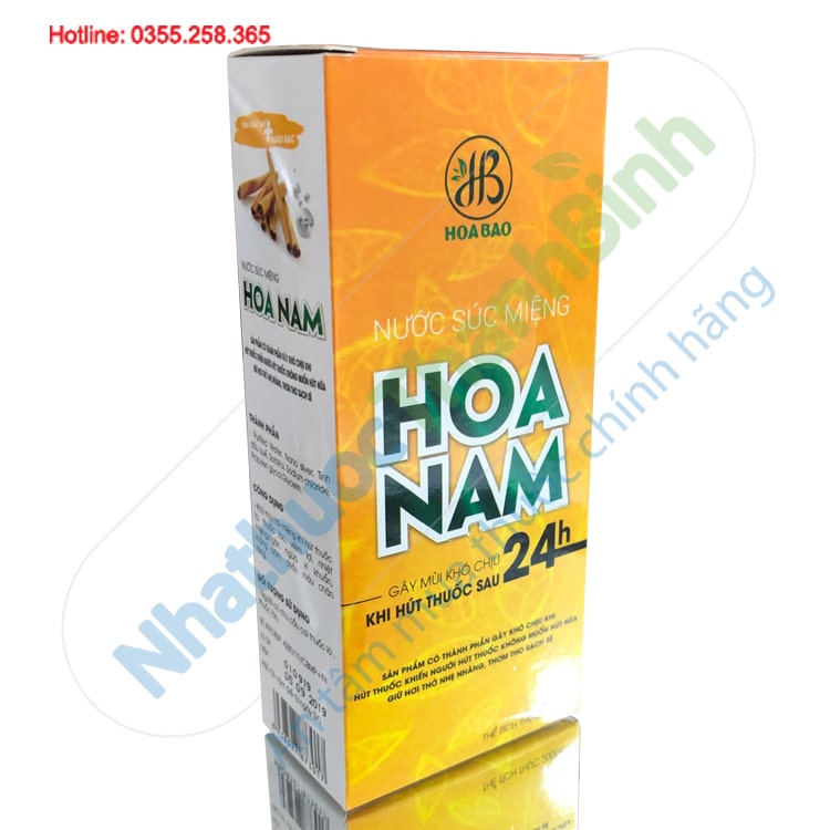 Nước Súc Miệng Hoa Nam hỗ trợ cai thuốc lá hiệu quả