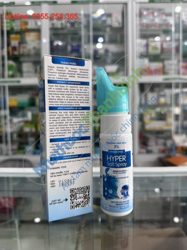 Các yếu tố môi trường như bụi bẩn, điều hòa khiến mũi khô và dễ viêm, cần vệ sinh mũi bằng Hyper Salt Spray
