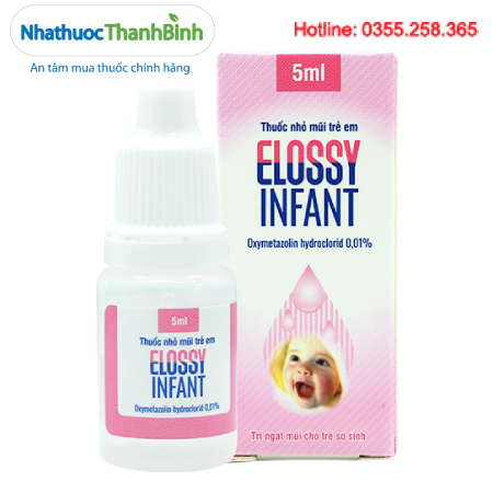 Thuốc nhỏ mũi trẻ sơ sinh Elossy Infant 5ml