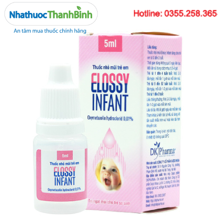 Thuốc nhỏ mũi trẻ sơ sinh Elossy Infant 5ml