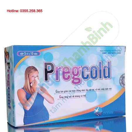 Pregcold hỗ trợ điều trị cảm cúm cho phụ nữ mang thai