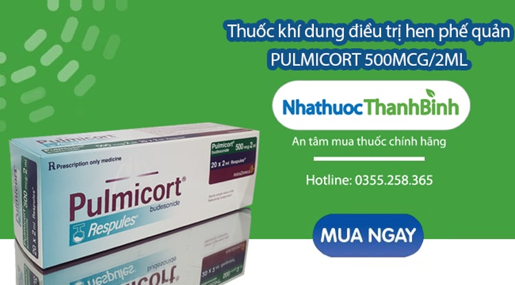 Mua thuốc Pulmicort chính hãng tại Nhà thuốc Thanh Bình