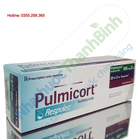 Thuốc khí dung Pulmicort 500mcg/2ml điều trị hen phế quản