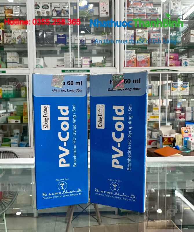 Mua thuốc PV Cold chính hãng tại Nhà thuốc Thanh Bình