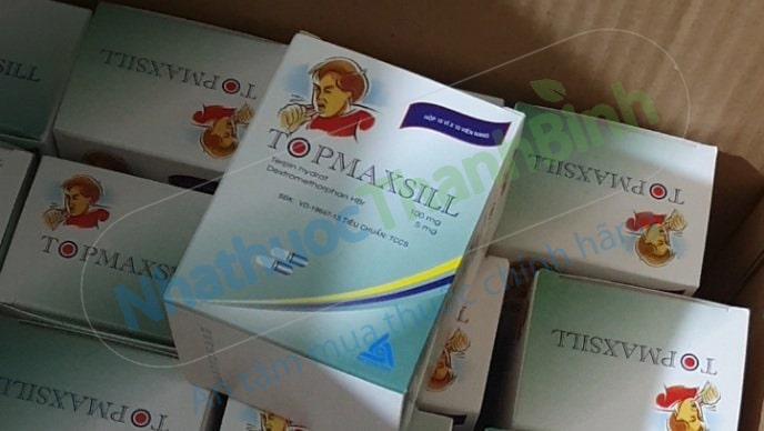 Thuốc Topmaxsill chứa terpin hydrat và dextromethorphan