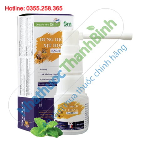Xịt Họng Bạch Mai – Giải Pháp Làm Sạch Họng Và Hỗ Trợ Giảm Khó Chịu Vùng Họng