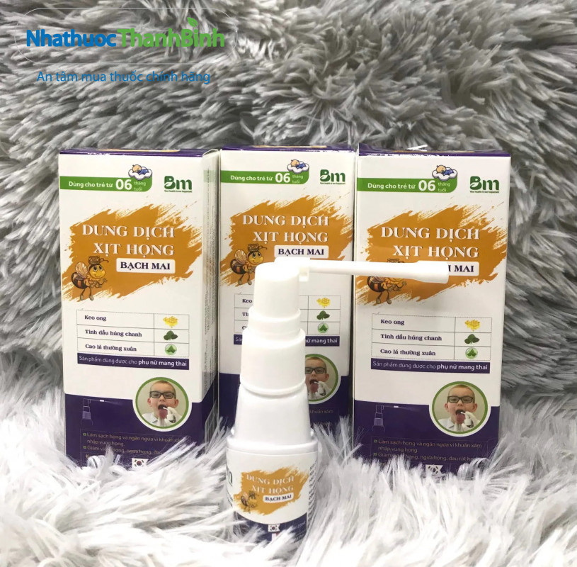 Mua Xịt họng Bạch Mai chính hãng với giá tốt nhất tại Nhà thuốc Thanh Bình