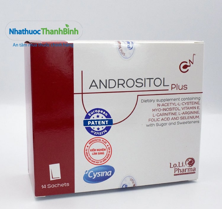 Andrositol Plus bổ tinh trùng giảm tinh trùng dị tật