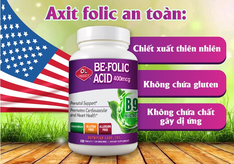 Ưu điểm của Be-Folic Acid 400mcg