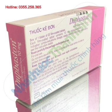 Thuốc Duphaston 10mg hộp 20 viên dưỡng thai, điều trị rối loạn nội tiết