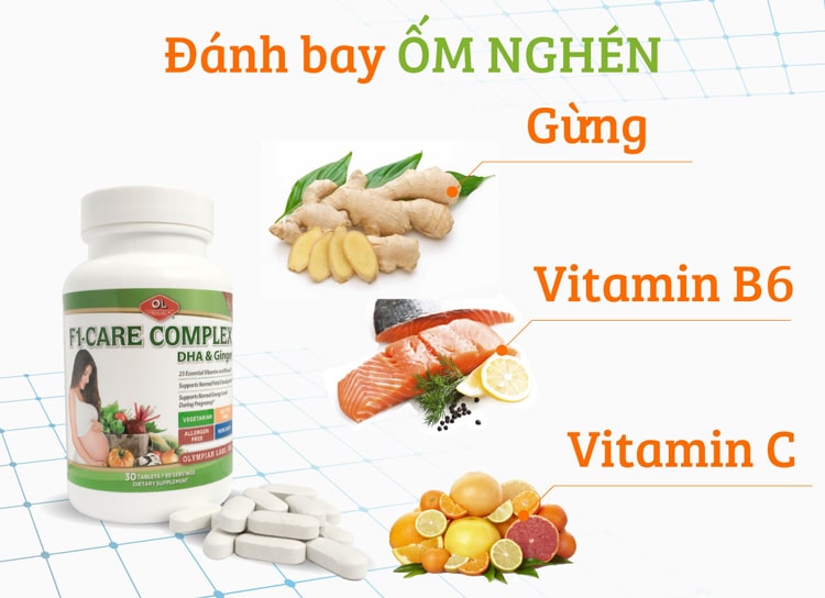 F1 Care Complex dùng được cho cả phụ nữ trước và đang mang thai, đặc biệt là người ốm nghén nặng