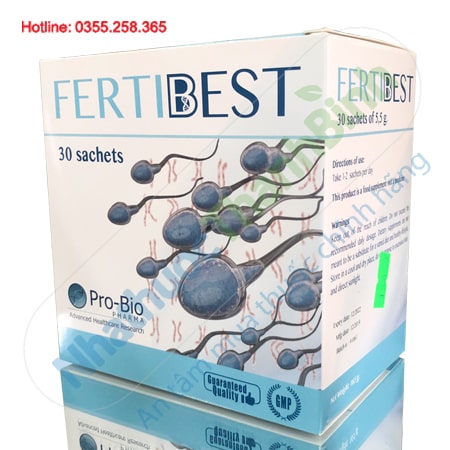 Fertibest bổ tinh trùng hỗ trợ điều trị hiếm muộn nam