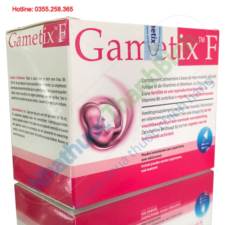 Thực phẩm chức năng bổ trứng Gametix F nhập khẩu chính hãng