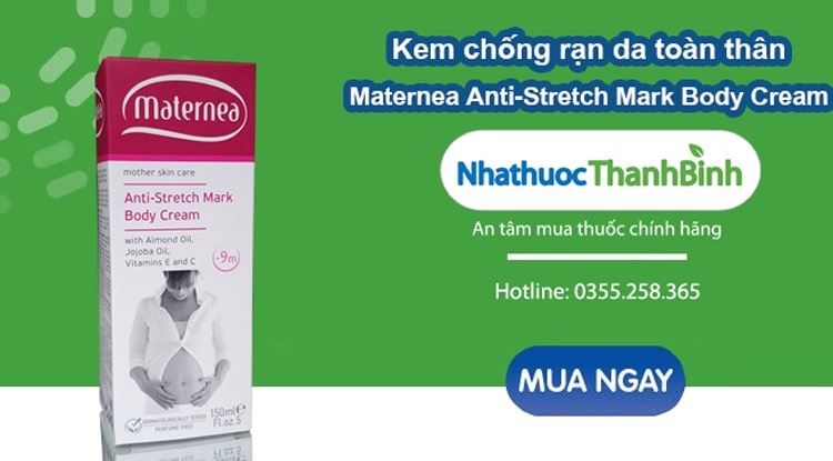 Mua Maternea Anti Stretch Mark Body Cream chính hãng tại Nhà thuốc Thanh Bình