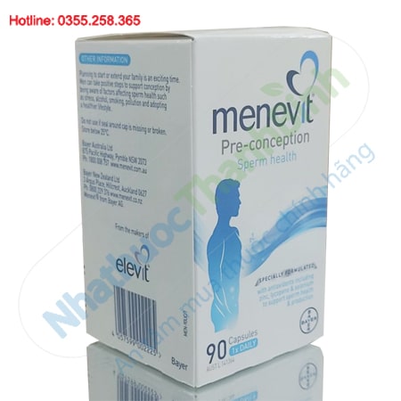 Menevit 90 Viên hỗ trợ cải thiện chất lượng tinh trùng