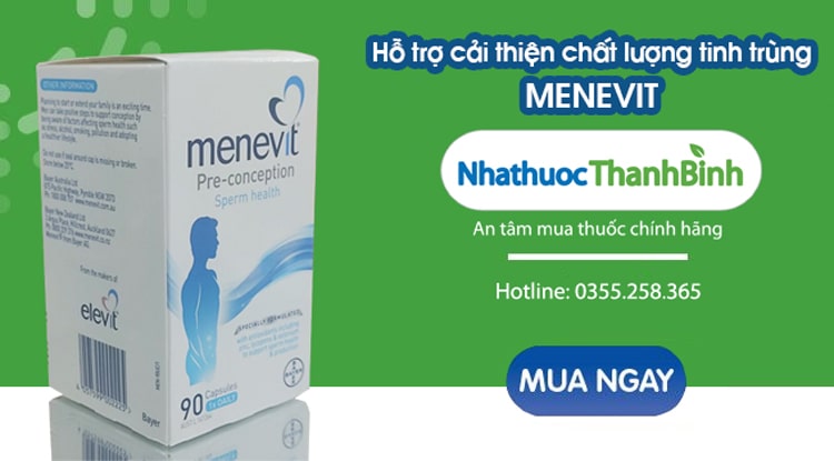 Mua thuốc Menevit chính hãng tại Nhà thuốc Thanh Bình