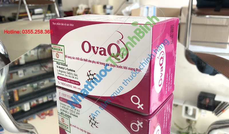 Viên uống bổ trứng Ovaq1 chính hãng
