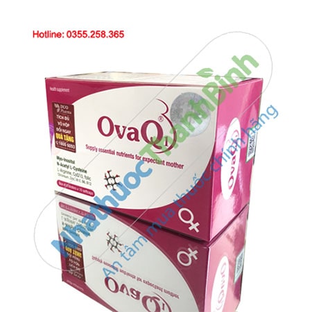 Viên uống bổ trứng OvaQ1 hộp 30 viên