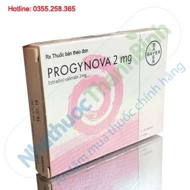 Progynova 2mg - Thuốc điều trị thiếu estrogen do mãn kinh